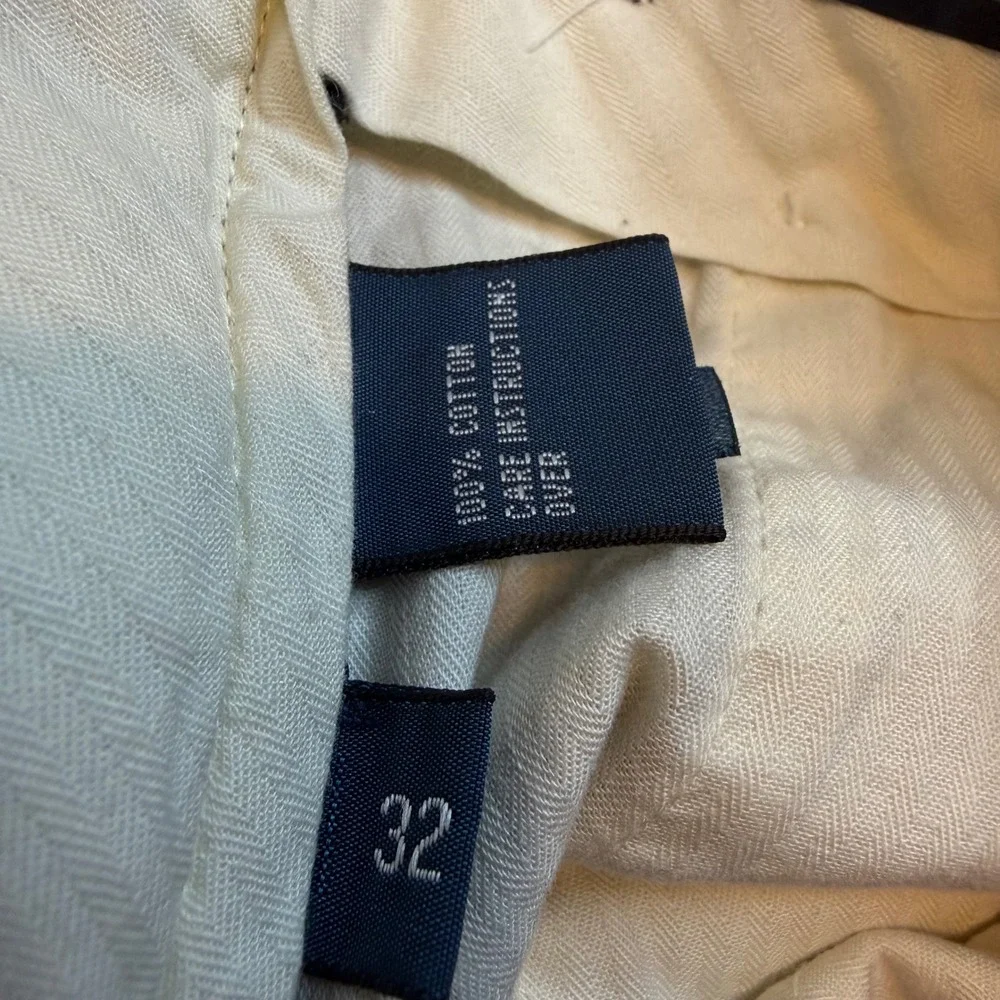 Polo Ralph Lauren Bradbury Fit Bleecker Plaid Shorts Mens 32 Navy Green Cotton